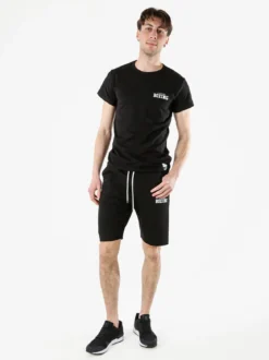 Xtreme Boxing T-shirt girocollo da uomo in cotone con logo - nero