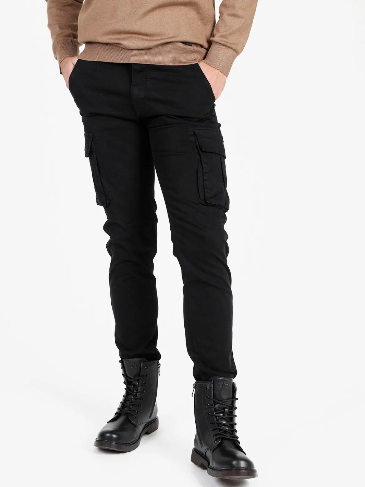 Yes Design Pantaloni da uomo con tasconi laterali