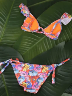 Yes! Do Kid'S Bikini da bambina floreale con volant