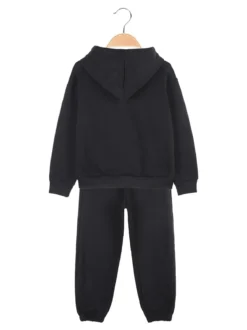 Yes! Do Kid'S Completo tuta felpata da bambina 2 pezzi con cappuccio