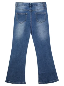 Yes! Do Kid'S Jeans da bambina a zampa con strass decorativi