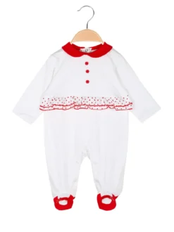 Yes! Do Kid'S Tutina da neonata in cotone con bavaglia in coordinato