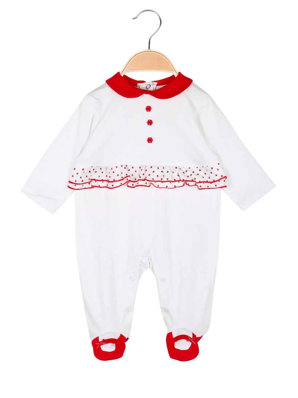 Yes! Do Kid'S Tutina da neonata in cotone con bavaglia in coordinato