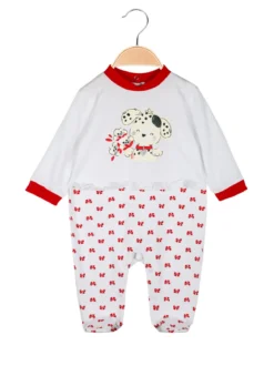 Yes! Do Kid'S Tutina da neonata in cotone con bavaglia in coordinato