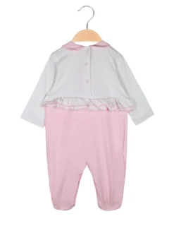 Yes! Do Kid'S Tutina da neonata in cotone con bavaglia in coordinato