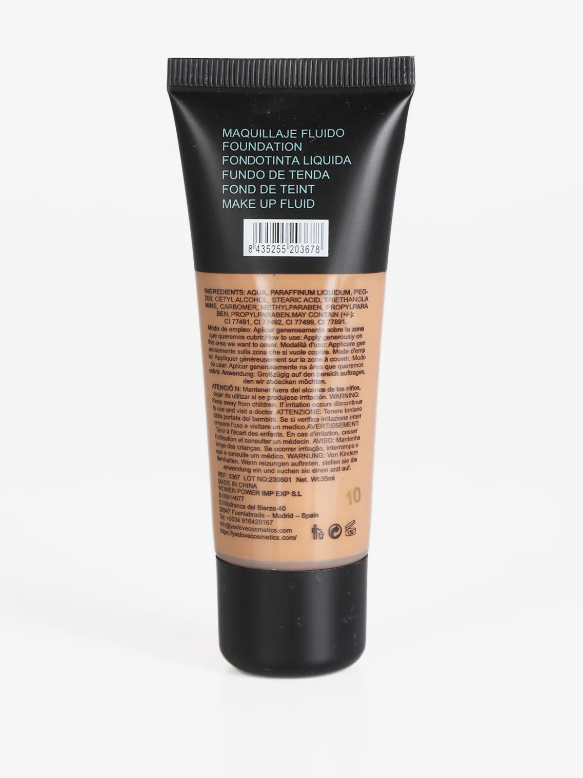 Yes Love Cosmetics Fondotinta liquido Fit me