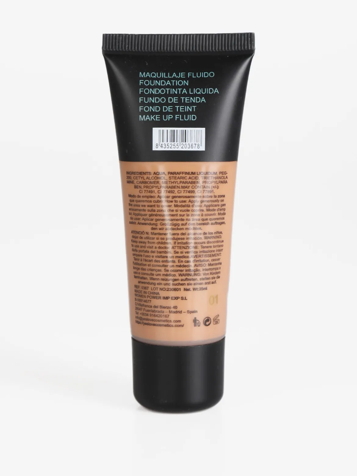 Yes Love Cosmetics Fondotinta liquido Fit me