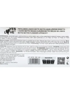 Yes Love Cosmetics Lip gloss matte