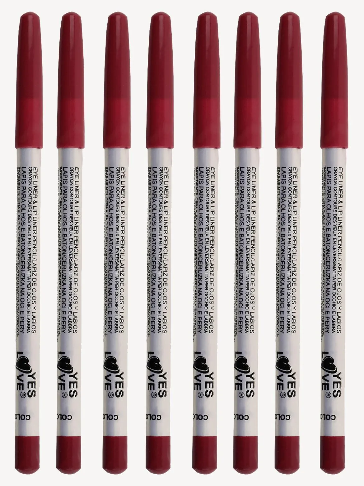 Yes Love Cosmetics Matita occhi labbra 8 pezzi