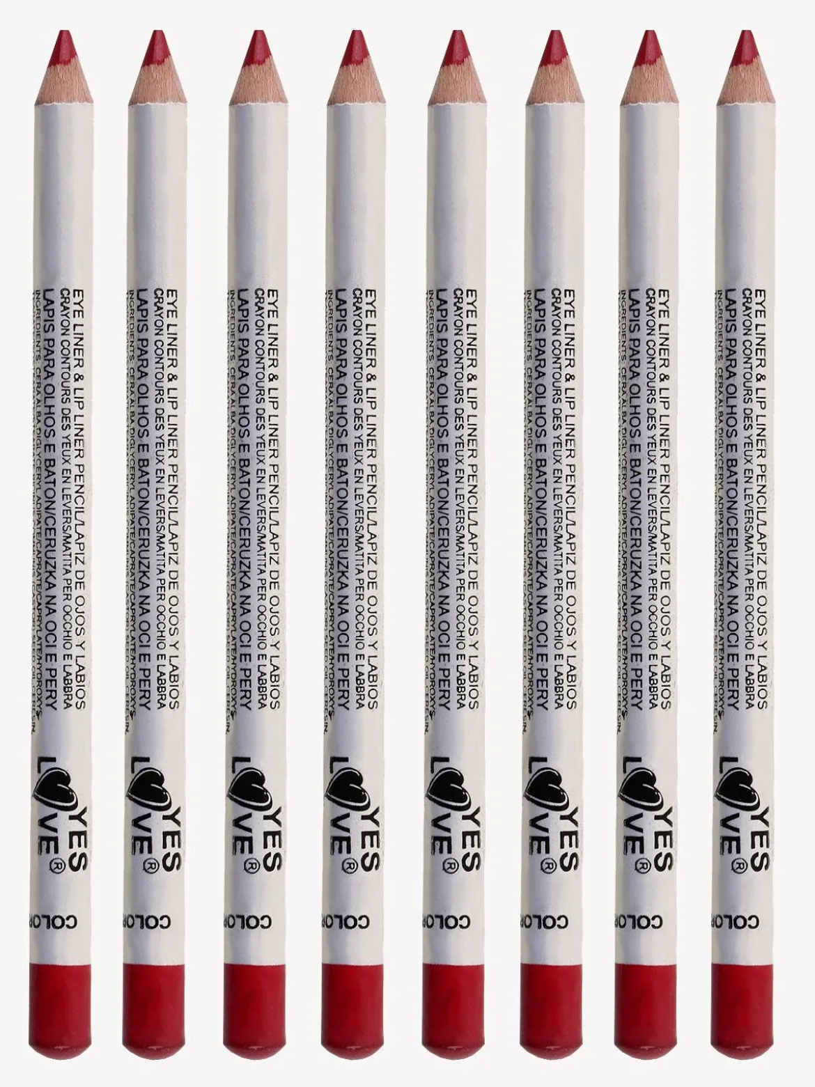 Yes Love Cosmetics Matita occhi labbra 8 pezzi