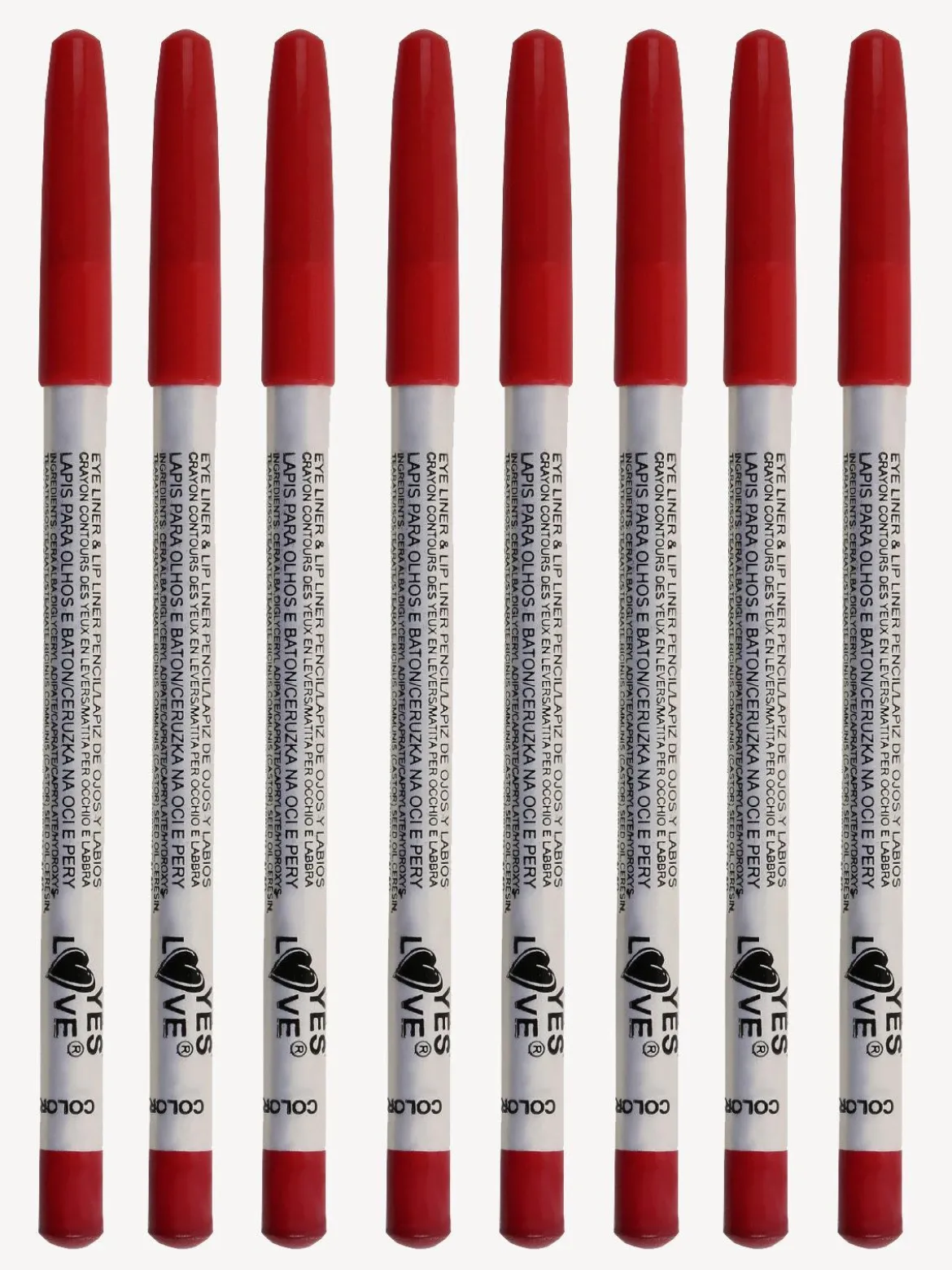 Yes Love Cosmetics Matita occhi labbra 8 pezzi