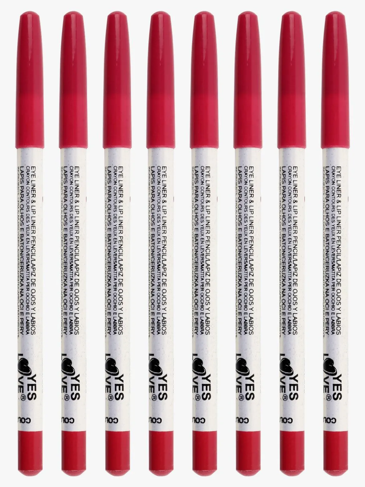 Yes Love Cosmetics Matita occhi labbra 8 pezzi