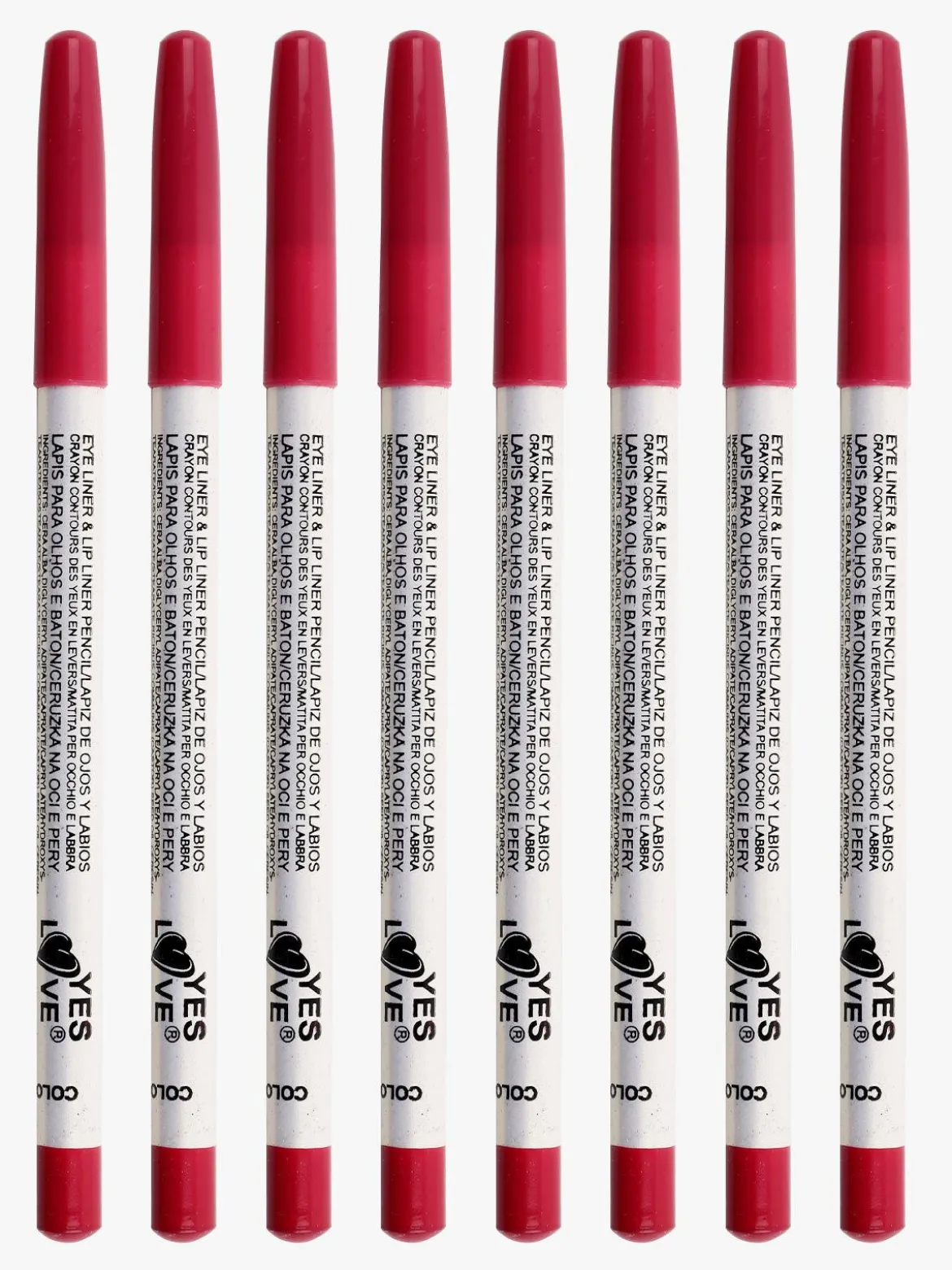 Yes Love Cosmetics Matita occhi labbra 8 pezzi
