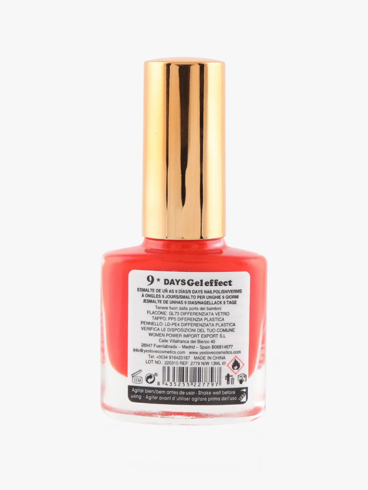 Yes Love Cosmetics Smalto unghie a lunga durata