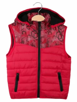Yi Boy Gilet imbottito da bambino con cappuccio