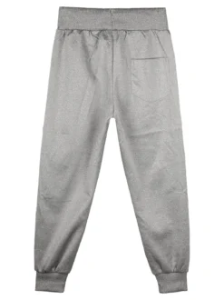 Yi Boy Pantaloni da bambino con coulisse e polsini - grigio