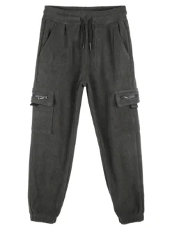 Yi Boy Pantaloni da bambino in velluto a coste