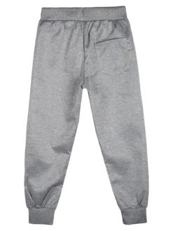 Yi Boy Pantaloni tuta da bambino con polsini e coulisse - grigio