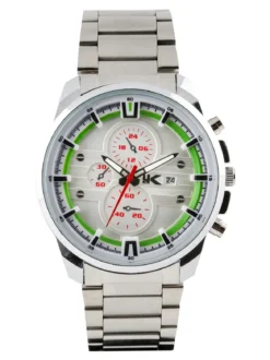 Y&K Orologio con datario movimento al quarzo