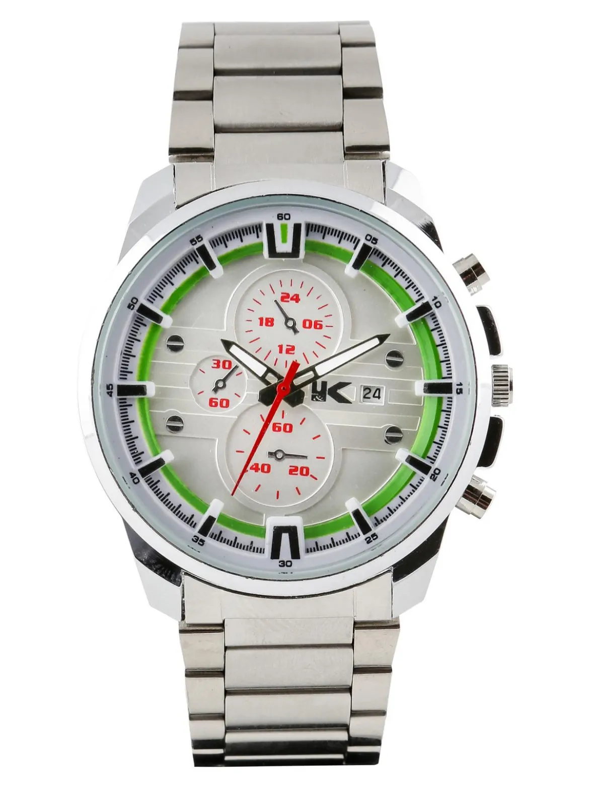 Y&K Orologio con datario movimento al quarzo