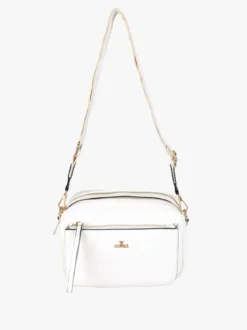 You Young Coveri Borsa a tracolla da donna in ecopelle - bianco