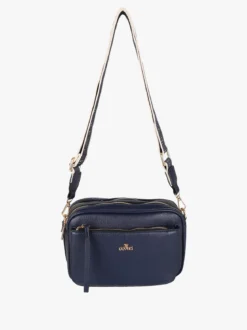 You Young Coveri Borsa a tracolla da donna in ecopelle - blu scuro