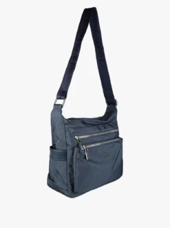 You Young Coveri Borsa a tracolla da donna in nylon - blu scuro