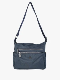 You Young Coveri Borsa a tracolla da donna in nylon - blu scuro