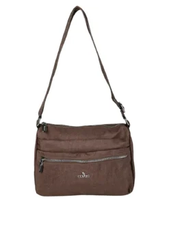 You Young Coveri Borsa a tracolla da donna in nylon - moro