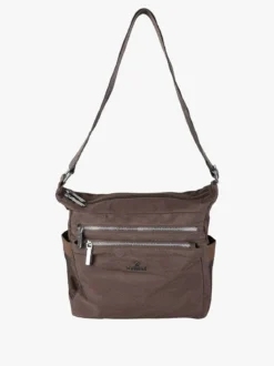 You Young Coveri Borsa a tracolla da donna in nylon - moro
