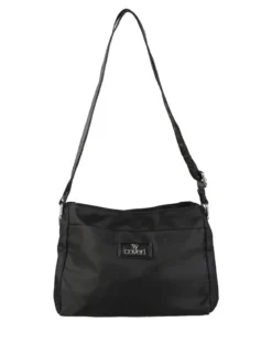 You Young Coveri Borsa a tracolla da donna in nylon - nero