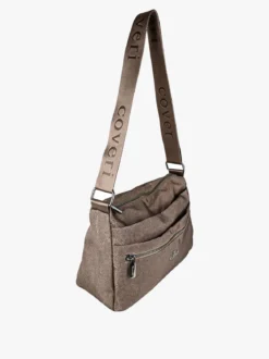You Young Coveri Borsa a tracolla da donna in nylon - taupe