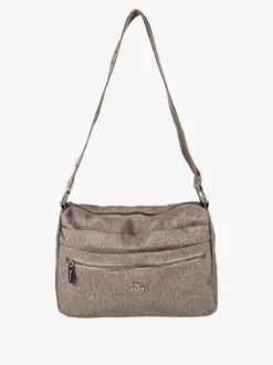 You Young Coveri Borsa a tracolla da donna in nylon - taupe