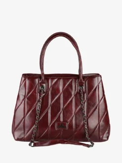 You Young Coveri Borsa donna trapuntata con doppi manici - bordeaux