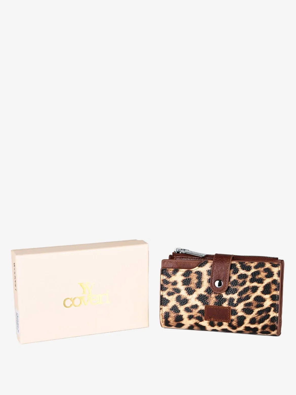 You Young Coveri Portafoglio donna animalier - marrone