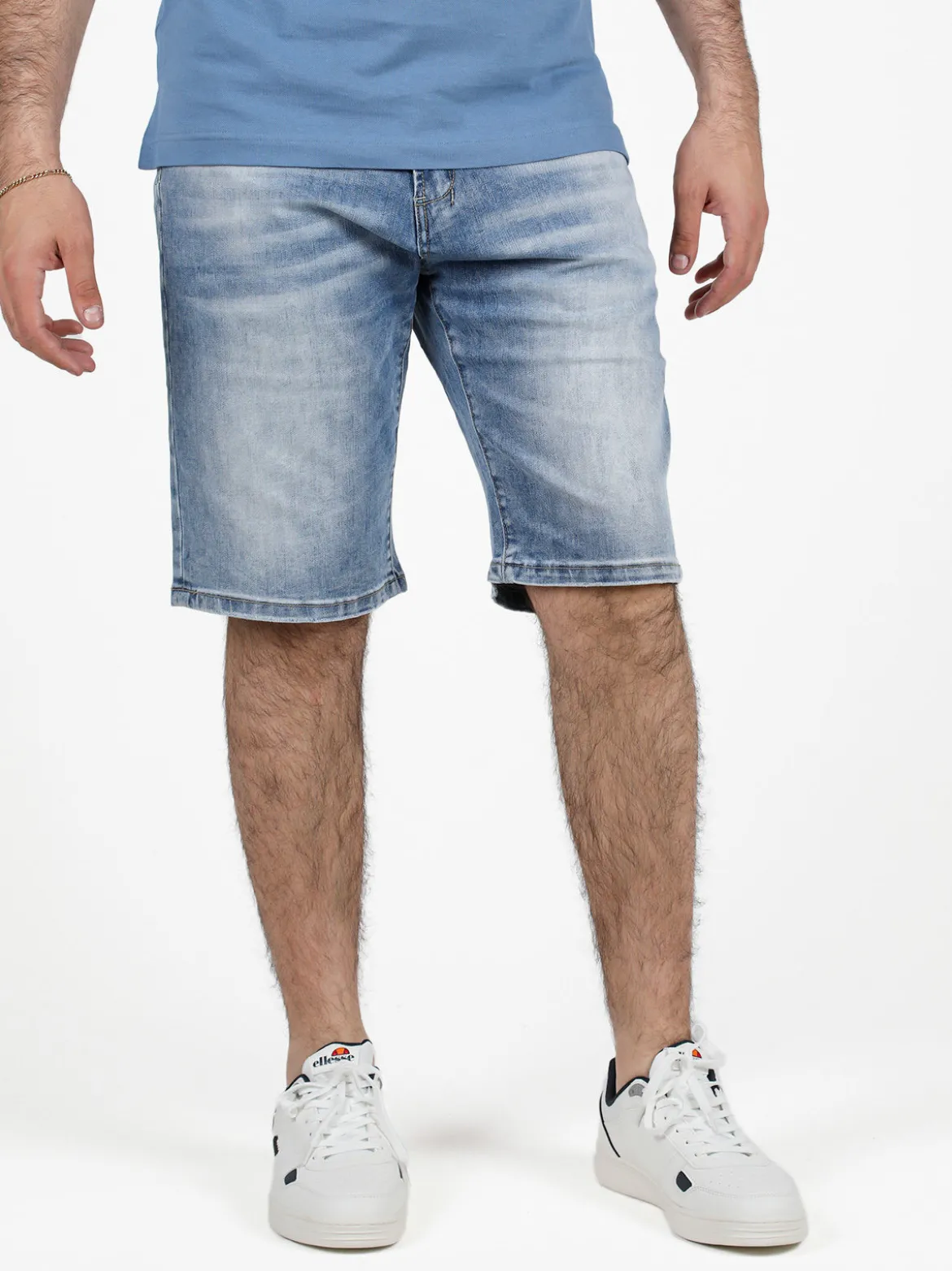 Y.Two Bermuda in denim da uomo