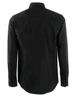 Y.Two Camicia da uomo in misto cotone a maniche lunghe