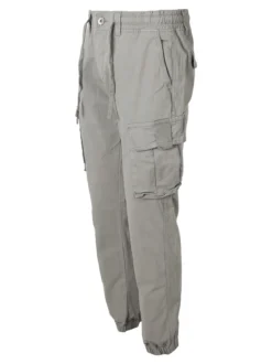 Zeta Pantaloni cargo da uomo con coulisse - grigio chiaro