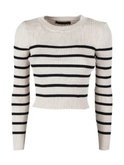 Z Studio Pullover donna in maglia a costine