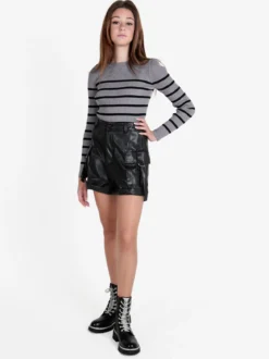 Z Studio Pullover donna in maglia a costine