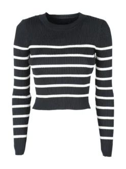 Z Studio Pullover donna in maglia a costine